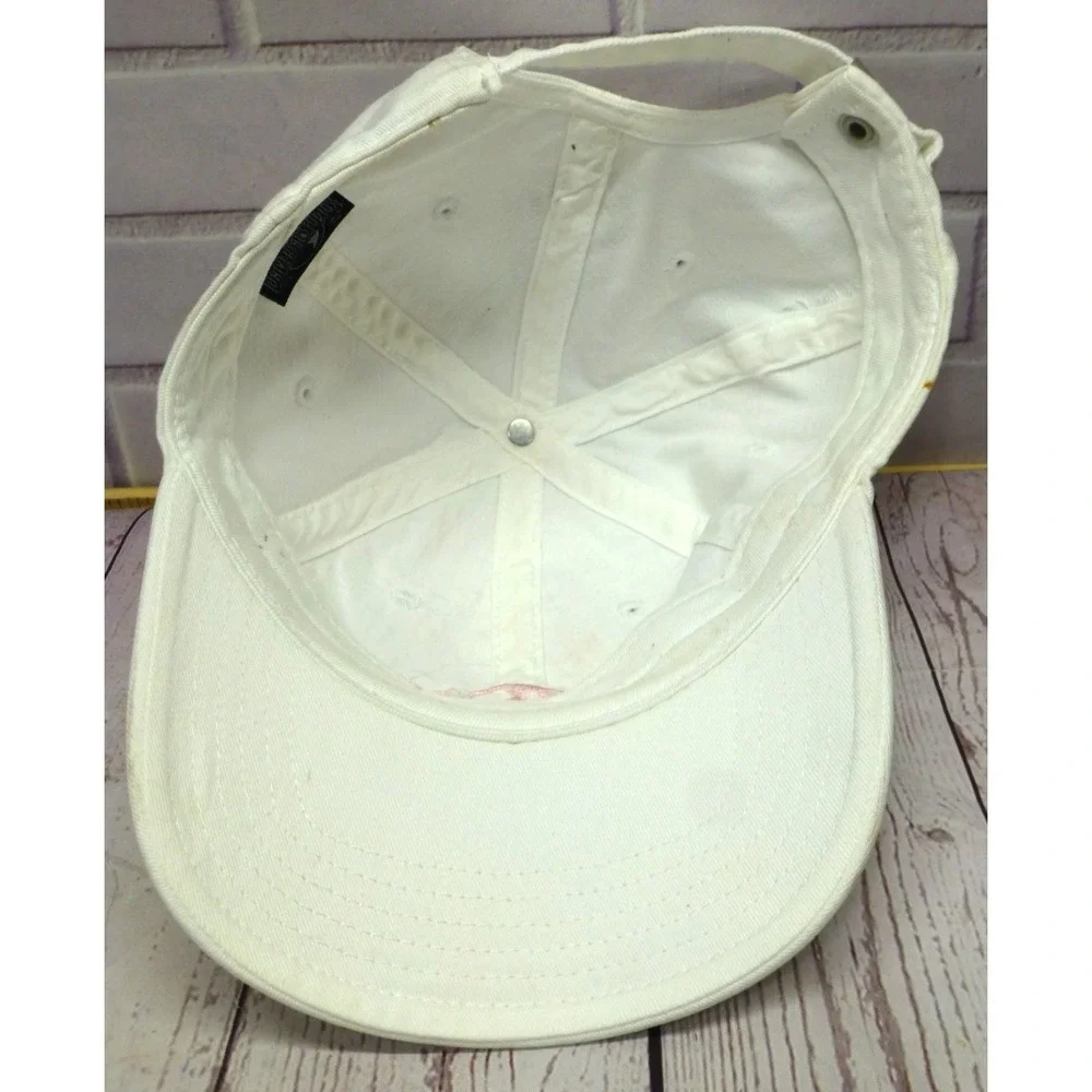 Universal Studios White Adjustable Hat With Pink Embroidery